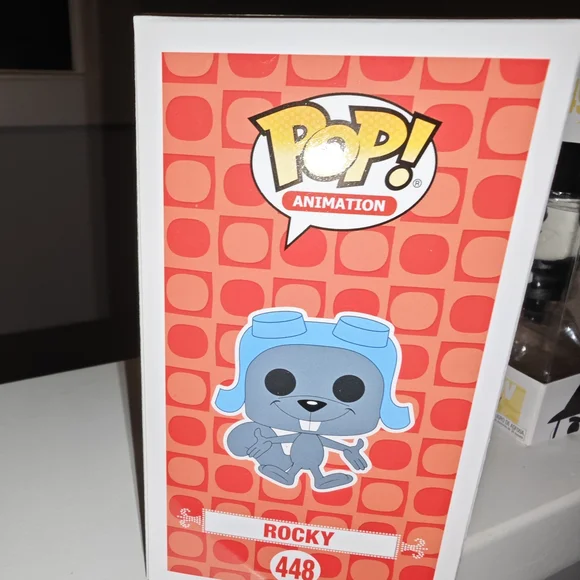 Funko Pop! Animation Rocky Figure in Blue and Gray - Picture 4 of 4